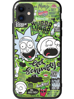 Θήκη Rick And Morty iPhone 11 Groove TPU (Tempered Glass και TPU)