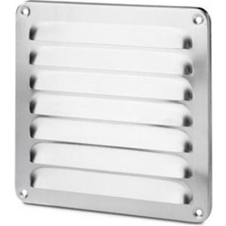 Σχάρα Εξαερισμού Inofix 1259-1G Αλουμινίου 15x15cm με Σίτα