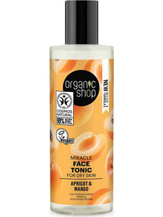 Natura Siberica Organic Shop Miracle For Dry Skin Apricot & Mango Λοσιόν Τόνωσης Προσώπου 150ml