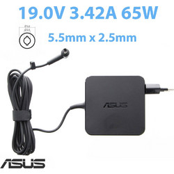 Asus Φορτιστής Laptop 65W 19V 3.42A με Ενσωματωμένο Καλώδιο Τροφοδοσίας ADP-65DW