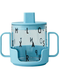 Design Letters Εκπαιδευτικό Ποτηράκι Grow With Your Cup Light Blue 220ml