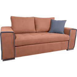 PoliHome Porto Διθέσιος Καναπές Πορτοκαλί 165x90x72cm 162038609