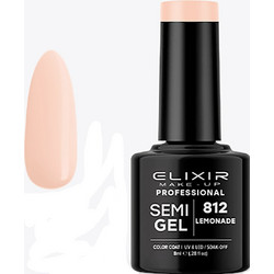 Elixir Semigel 812 Lemonade Ημιμόνιμο Βερνίκι Νυχιών 8ml