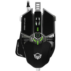 Meetion M990S Ενσύρματο Gaming Ποντίκι RGB 4000 DPI Black