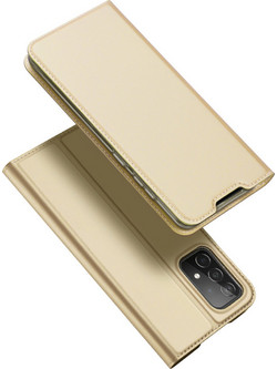Dux Ducis Skin Pro Holster Cover Flip Cover for Samsung Galaxy A73 gold