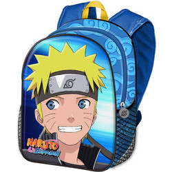 Karactermania Naruto Watching 3D Σχολική Τσάντα Πλάτης Δημοτικού Μπλε 03284