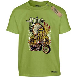 Takeposition Rider Παιδικό T-Shirt Κοντομάνικο Lime 806-9000