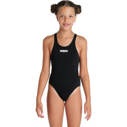 Arena Team Swim Tech Αθλητικό Παιδικό Μαγιό Ολόσωμο για Κορίτσι Μαύρο 004764-550