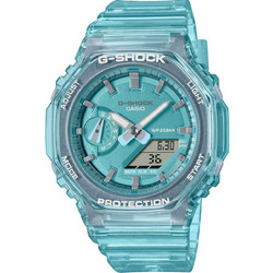 Casio G-Shock Ανδρικό Ρολόι Χρονογράφος με Μπλε Καουτσούκ Λουράκι GMA-S2100SK-2AER