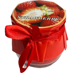 Αρωματικό κερί σε βαζάκι γυάλινο Strawberry 5x6cm ΚΩΔ.05-950-2878-1