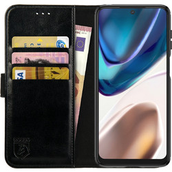 Rosso Element Wallet Θήκη Μαύρο (Motorola Moto G42)
