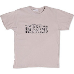 NEK Παιδικό T-Shirt Κοντομάνικο Εκρού 65322
