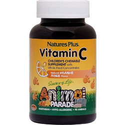 Nature's Plus Animal Parade Vitamin C 90 Ζελεδάκια