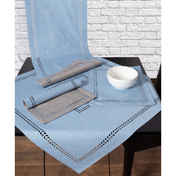 Σουπλά 2 Όψεων Silk Fashion BG18 Ciel/Grey