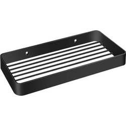 Sanco Agora Σπογγοθήκη Επιτοίχια Μεταλλική Black Mat 120603-M116