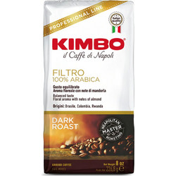 Kimbo Dark Roast Καφές Φίλτρου 100% Arabica Αλεσμένος 250gr