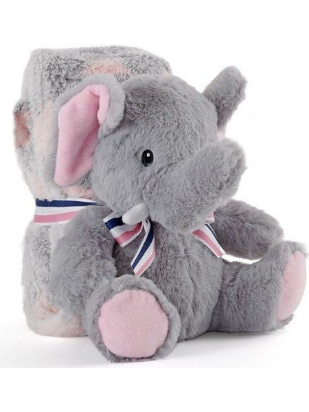 Perleti Allie Elephant Soft Blanket 22cm