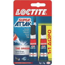 Κόλλα στιγμής 3gr Super Attack LOCTITE 2046418