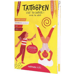 Nailmatic Παιδικό Βιβλιαράκι Δραστηριοτήτων Tattoopen Art