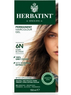 Herbatint 6N Ξανθό Σκούρο Μόνιμη Βαφή Μαλλιών Χωρίς Αμμωνία 150ml