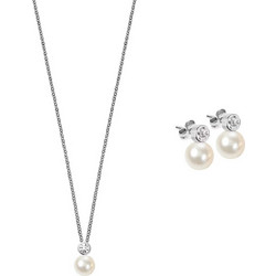 MORELLATO PERLA ESSENZIALE SPECIAL SET ΚΟΛΙΕ ΜΕ ΣΚΟΥΛΑΡΙΚΙΑ ΑΠΟ ΑΣΗΜΙ 925 SANH09