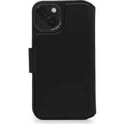 Decoded Detachable Leather Wallet Case Black (iPhone 14)