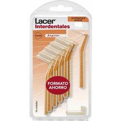 Lacer Angular Extrafino Soft Μεσοδόντια Βουρτσάκια Πορτοκαλί 10τμχ