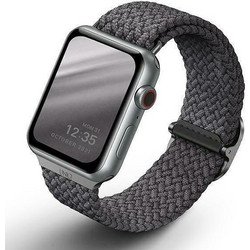 Uniq Aspen Braided Λουράκι Υφασμάτινο Granite Grey (Apple Watch 42 / 44 / 45mm)