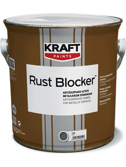 Kraft Paints Rust Blocker Αντισκωριακό Ακρυλικό Αστάρι Διαλυτου Αντισκωριακό Λευκό 2.5lt