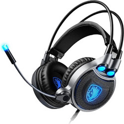 Sades SA-R1 Gaming Headset Over Ear Black Blue
