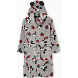 Zippy Mickey Παιδική Ρόμπα Fleece Χειμωνιάτικη Γκρι 31047280027