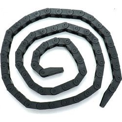 L1000mm 7 x 7mm Cable Drag Chain Wire Carrier (Black)