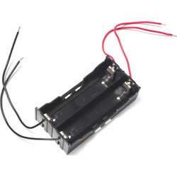 Battery Case Holder for 2x18650 (4 Wires)