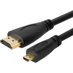 Digitus Καλώδιο HDMI 1.4 HDMI Male to Micro HDMI Male 2m Black