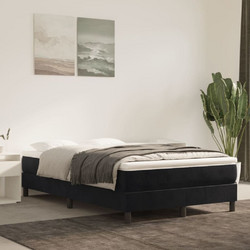 vidaXL Κρεβάτι Boxspring Βελούδινο με Στρώμα 120x200cm 3144323