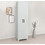 Megapap Lilly Παπουτσοθήκη Ξύλινη Λευκή Μ49xΠ32xΥ170cm GP041-0015,1