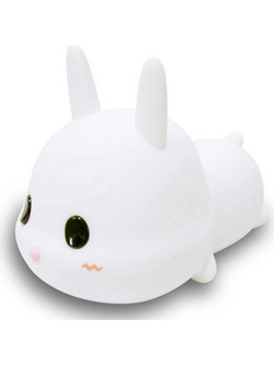Allocacoc(R) Meng Rabbit Night Lamp Κουνελάκι Φωτιστικό νυκτός από μαλακή σιλικόνη με χρονοδιακόπτη