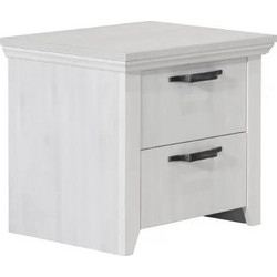 ΚΟΜΟΔΙΝΟ ΛΕΥΚΟ Πλάτος:57cm x Βάθος:41cm x Ύψος:48cm