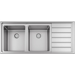Karag BL 658 Ένθετος Νεροχύτης Inox Σατινέ 116x50cm
