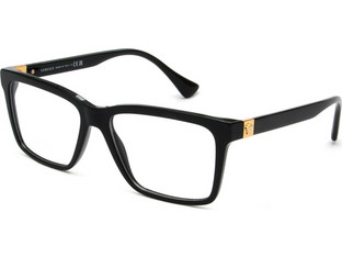 Versace VE3328 GB1 Ανδρικός Σκελετός Γυαλιών Οράσεως Κοκάλινος Μαύρος