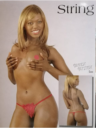 Mandy Mystery 2320053 Sexy String Τριαντάφυλλο Κόκκινο