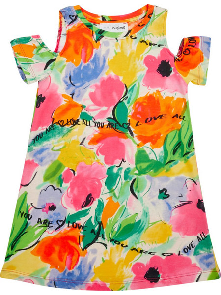 Desigual Παιδικό Φόρεμα Floral Πολύχρωμο 23SGVK14-3033