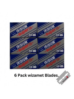 Wizamet Super Iridium DE Blades 6x10τμχ