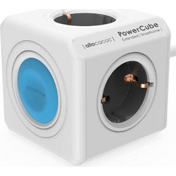 Πολύπριζο PowerCube 10753/DEEXSH Extended SmartHome Τηλεχειριζόμενο 4/Θ 1,5m White-Grey Allocacoc