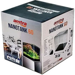 Amtra Nanotank 60 Ενυδρείο Ψαριών 60lt Μαύρο