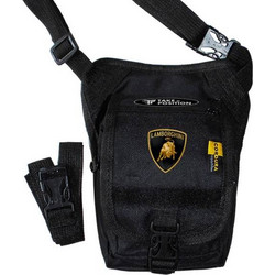 Takeposition Cordoura, Lamborghini, Μικρό Τσαντάκι μέσης μηρού , 21Y x 17Π x 7Β, Μαύρο, 963-9058