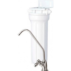 Geyser Classic 1 10" Μονό Φίλτρο Νερού Κάτω Πάγκου με Ανταλλακτικό Aragon-2 & Ένθετο Ενεργού Άνθρακα & Βρυσάκι