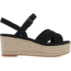 Toms Wilow Καλοκαιρινές Γυναικείες Πλατφόρμες Ψηλές Μαύρες 10016362-BLK
