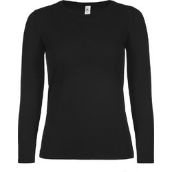 Γυναικείο μακρυμάνικο T- Shirt B & C TW06T Black