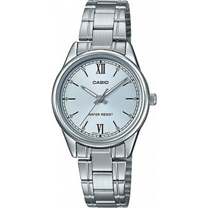 Casio Γυναικείο Ρολόι με Ασημί Μεταλλικό Μπρασελέ LTP-V005D-2B3